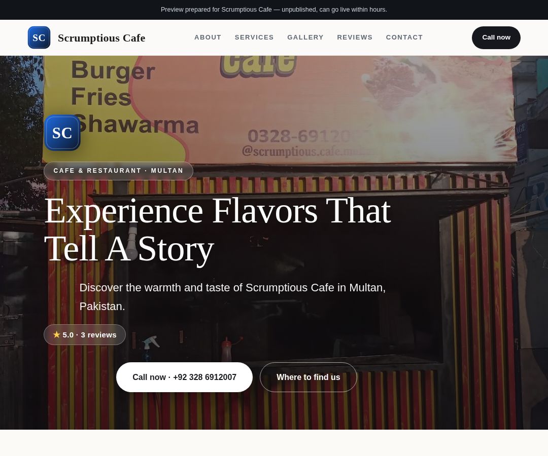 Scrumptious Cafe