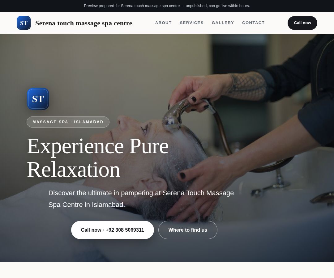 Serena touch massage spa centre
