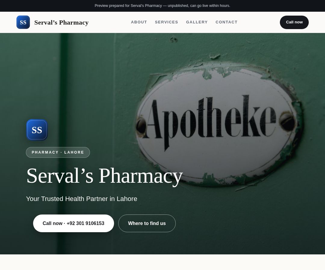 Serval’s Pharmacy