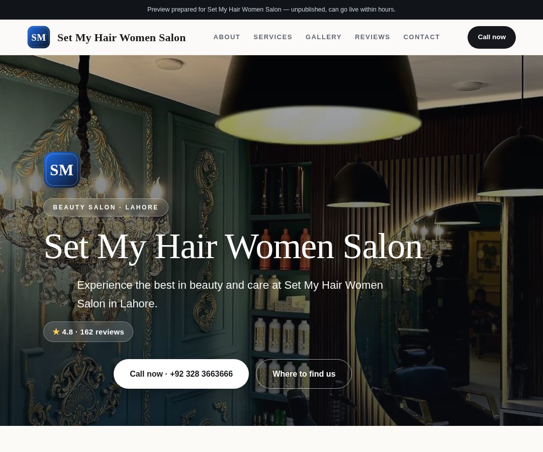 Set My Hair Women Salon