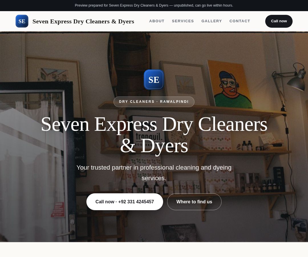 Seven Express Dry Cleaners & Dyers