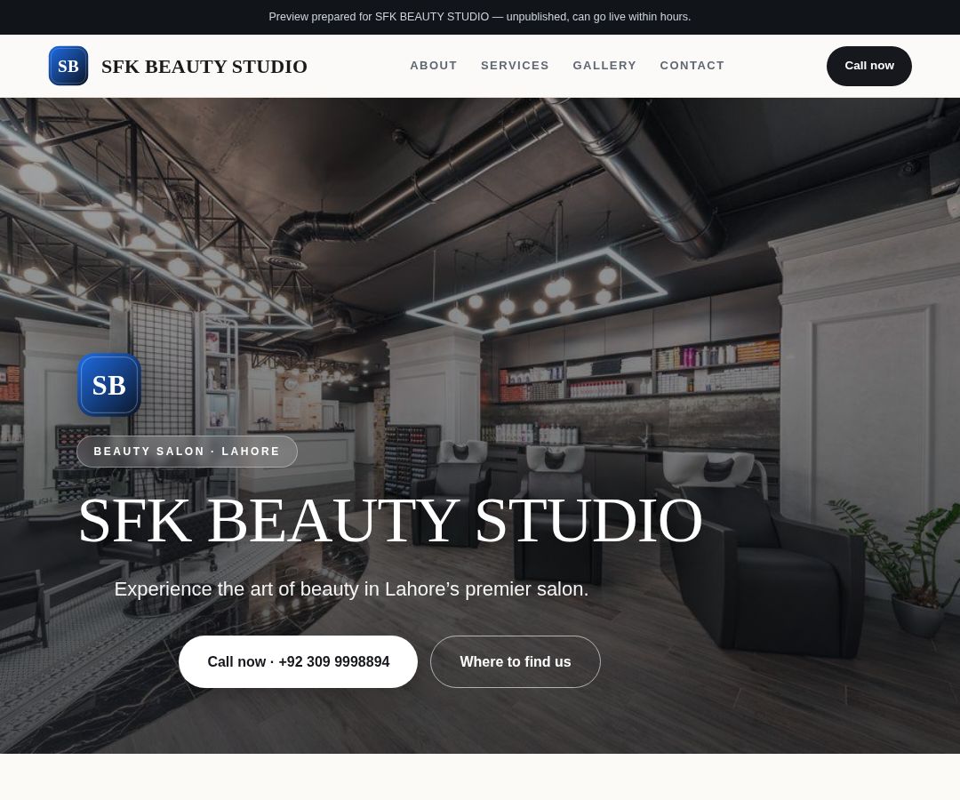 SFK BEAUTY STUDIO