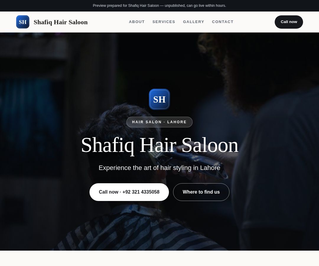 Shafiq Hair Saloon