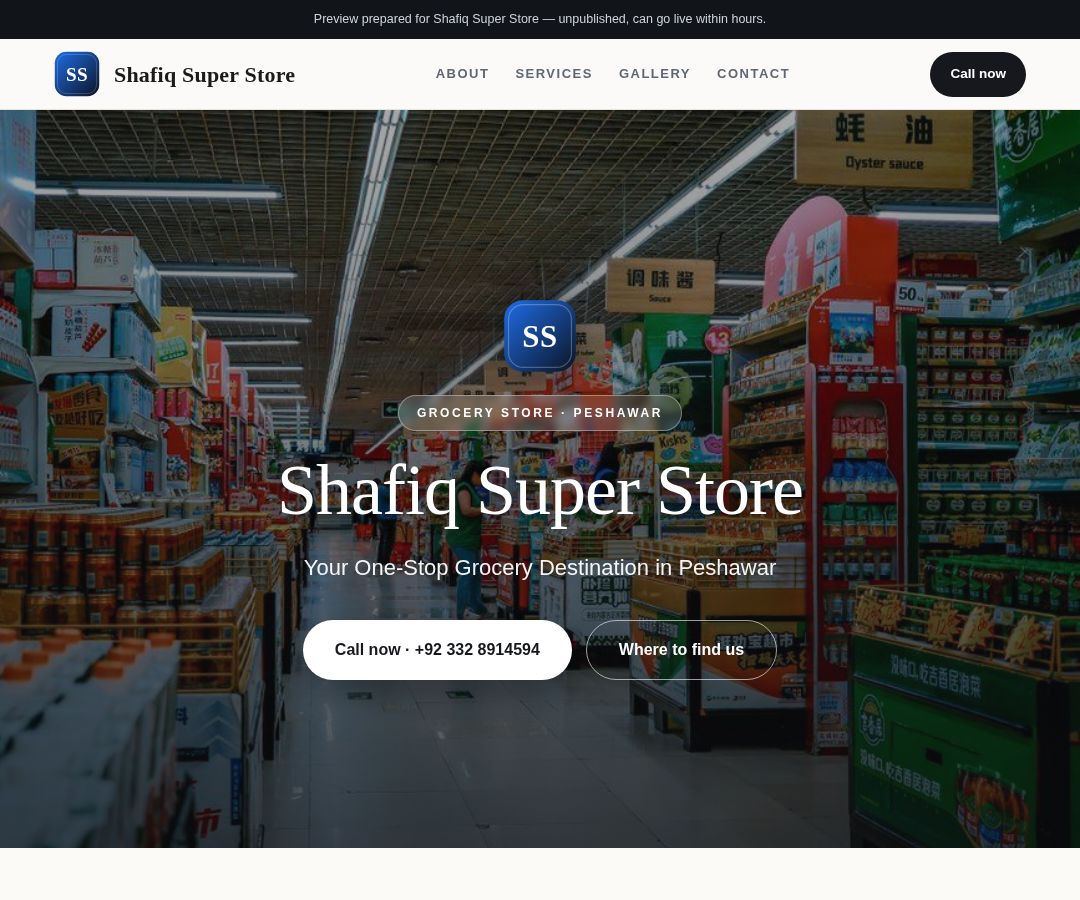 Shafiq Super Store