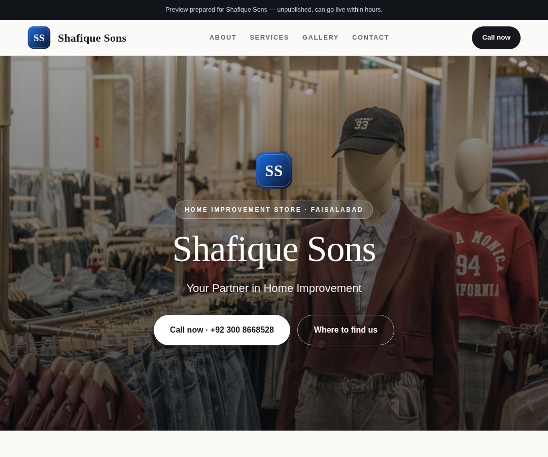 Shafique Sons