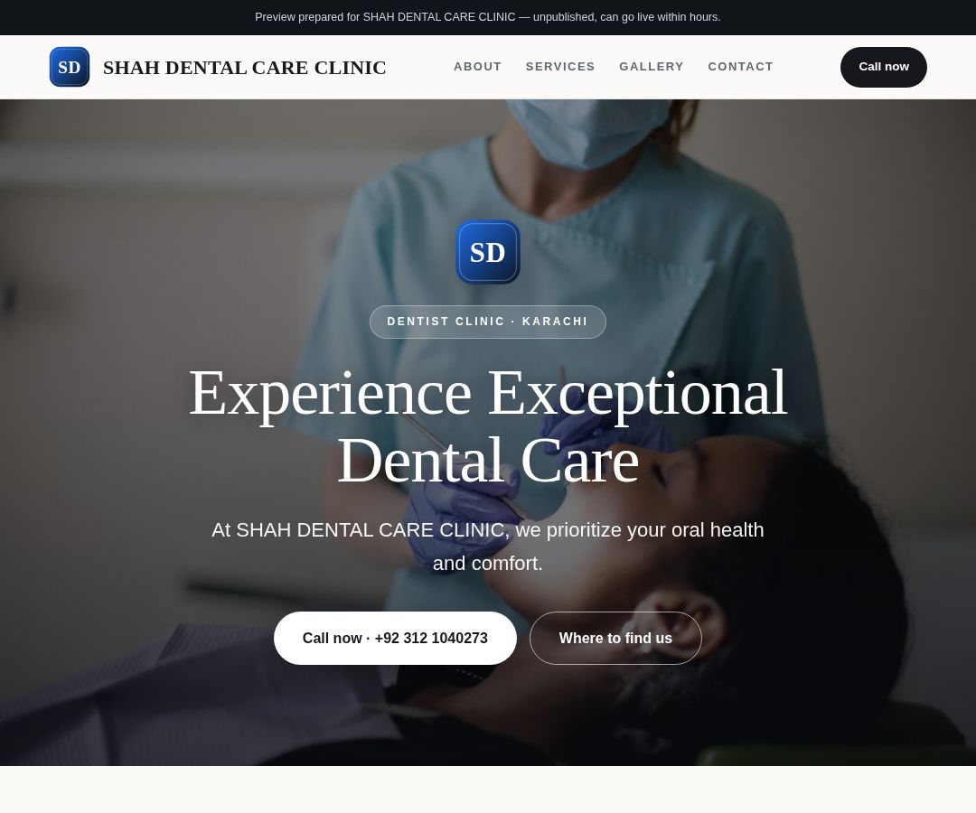 SHAH DENTAL CARE CLINIC