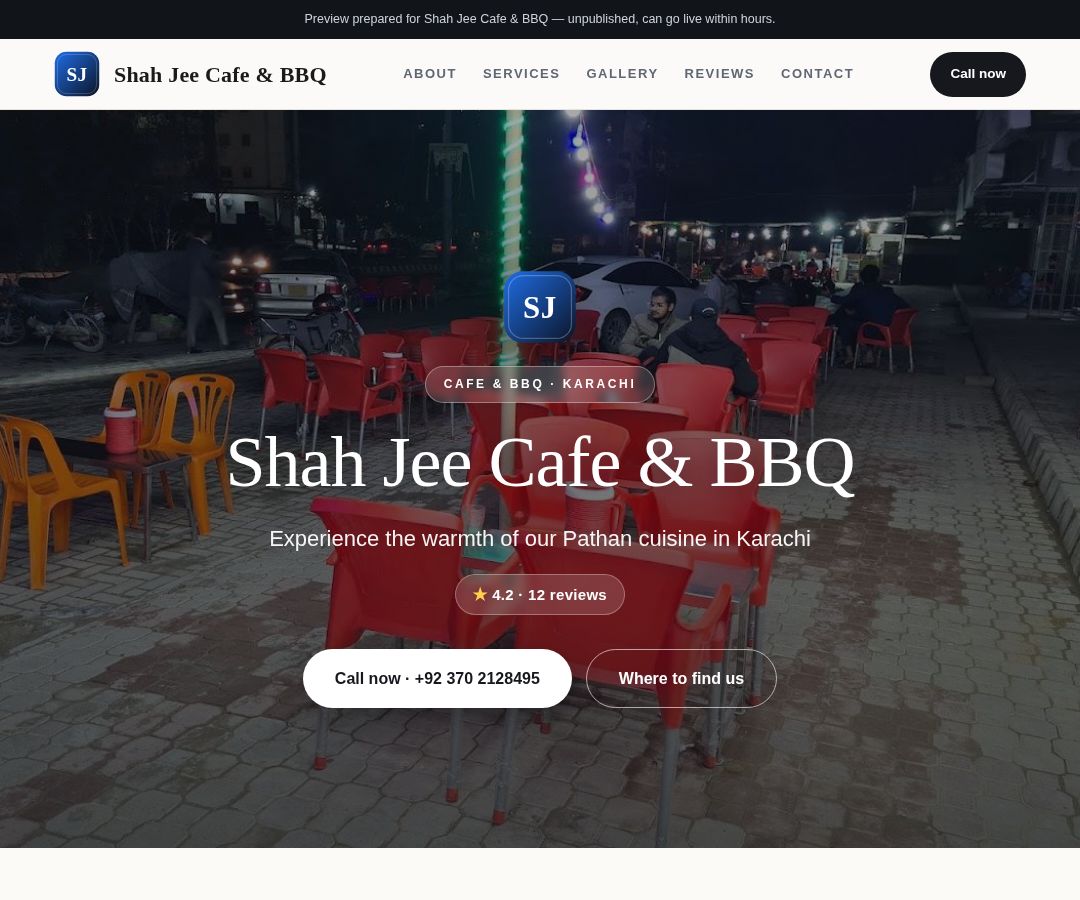 Shah Jee Cafe & BBQ