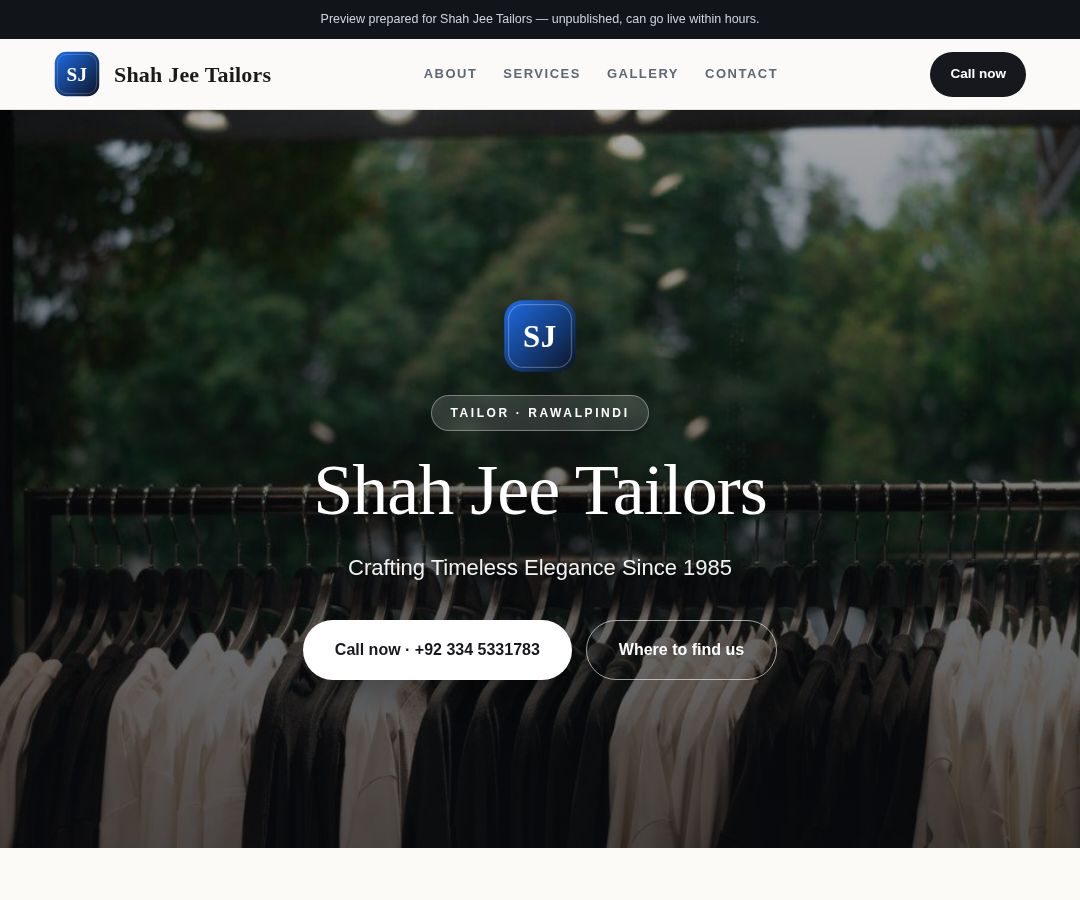 Shah Jee Tailors