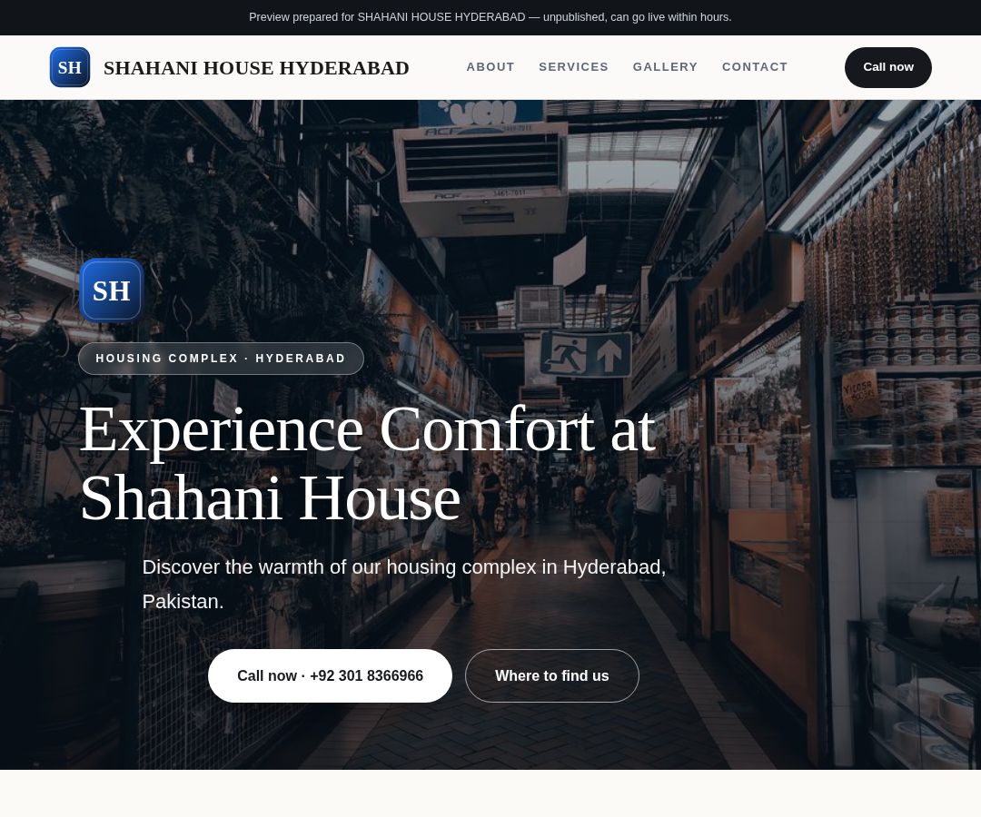 SHAHANI HOUSE HYDERABAD