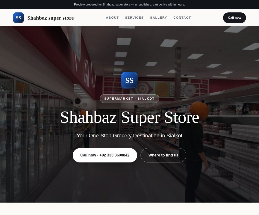 Shahbaz super store
