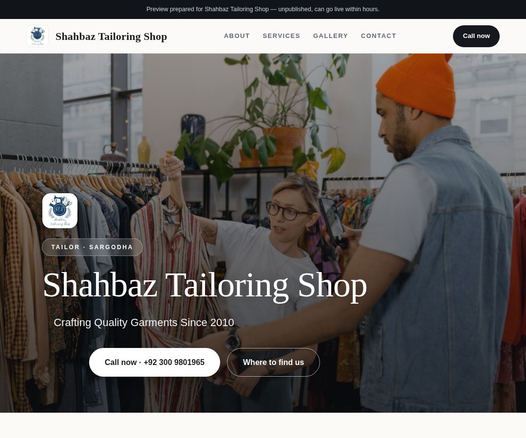 Shahbaz Tailoring Shop