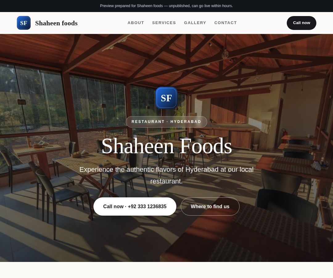 Shaheen foods