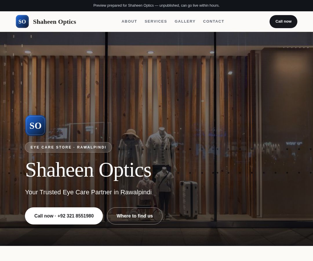 Shaheen Optics