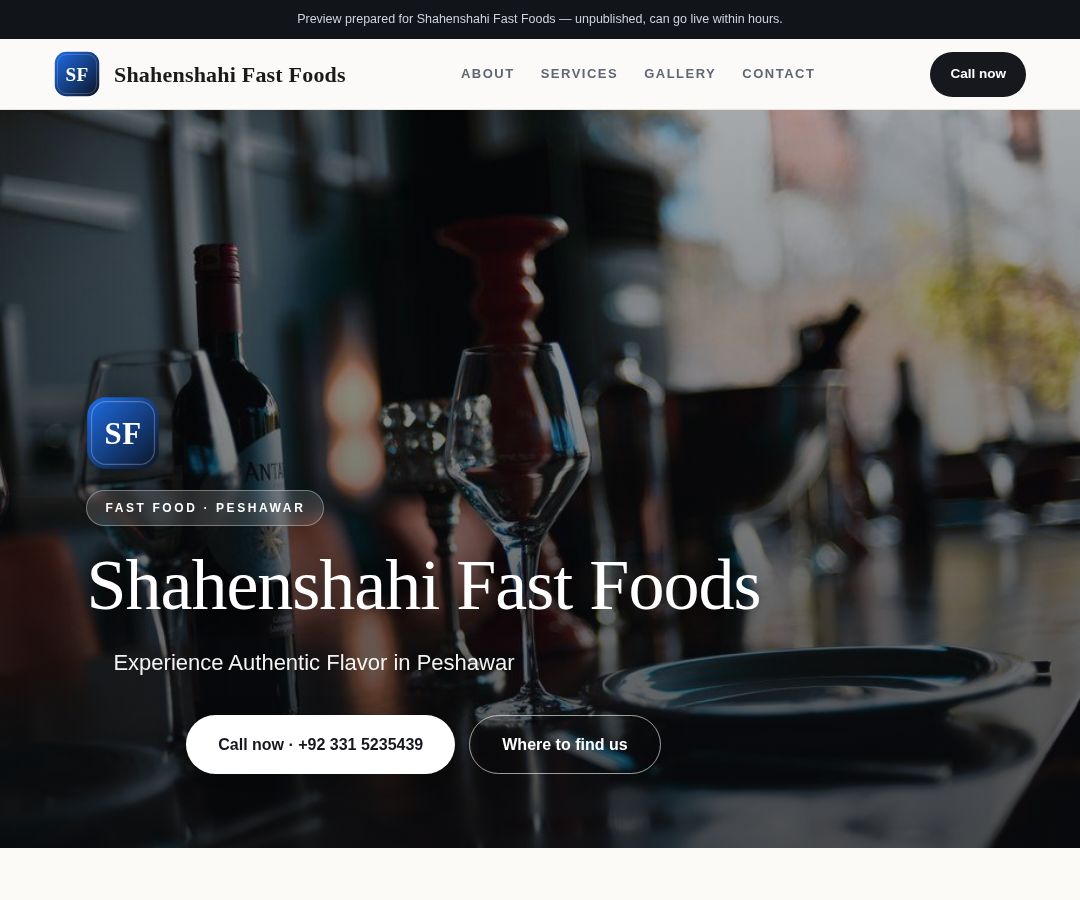 Shahenshahi Fast Foods