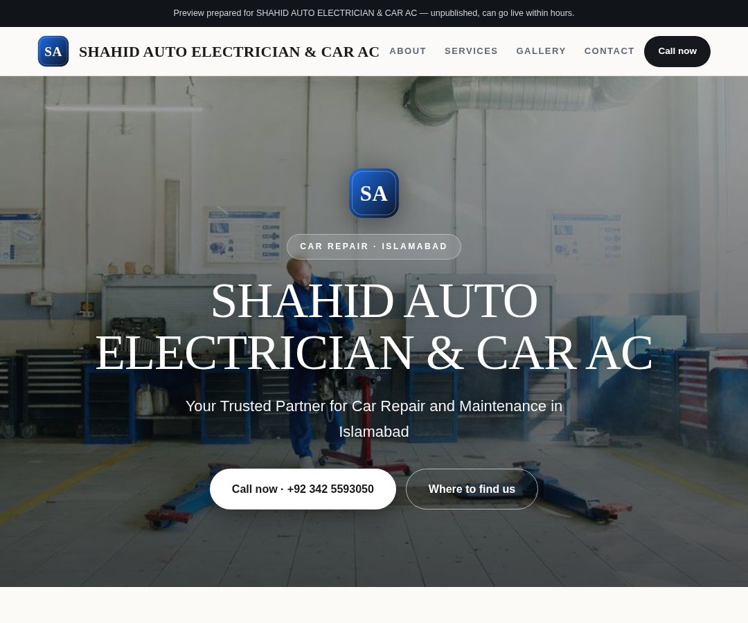 SHAHID AUTO ELECTRICIAN & CAR AC