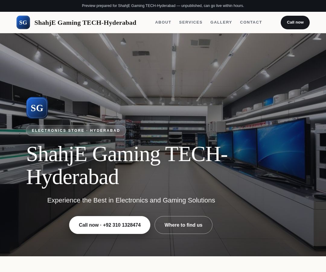 ShahjE Gaming TECH-Hyderabad