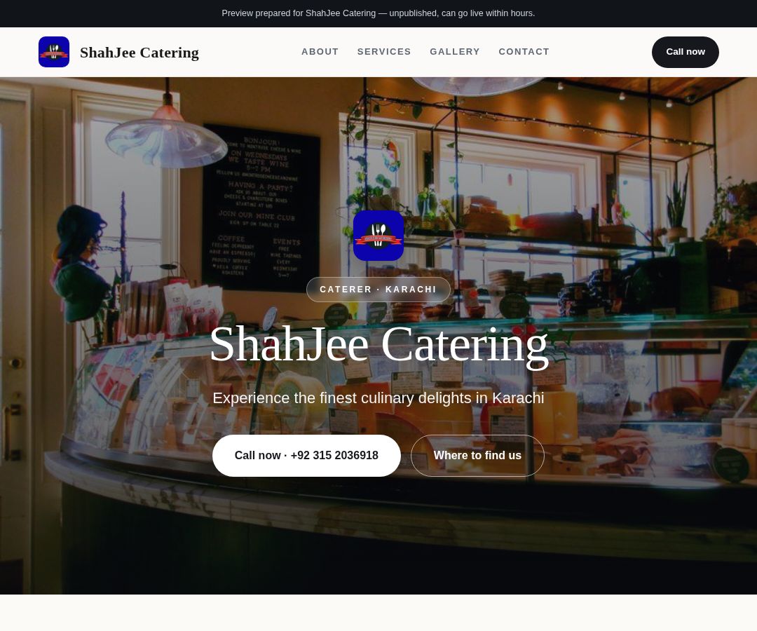 ShahJee Catering