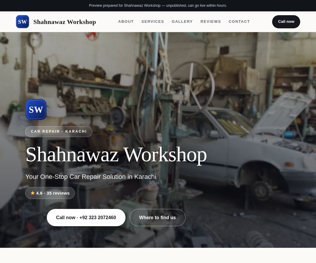 Shahnawaz Workshop