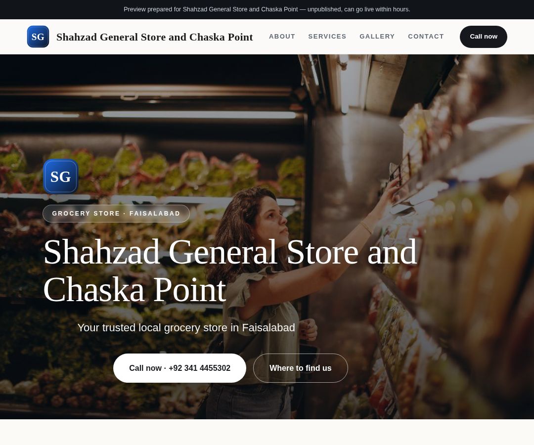 Shahzad General Store and Chaska Point