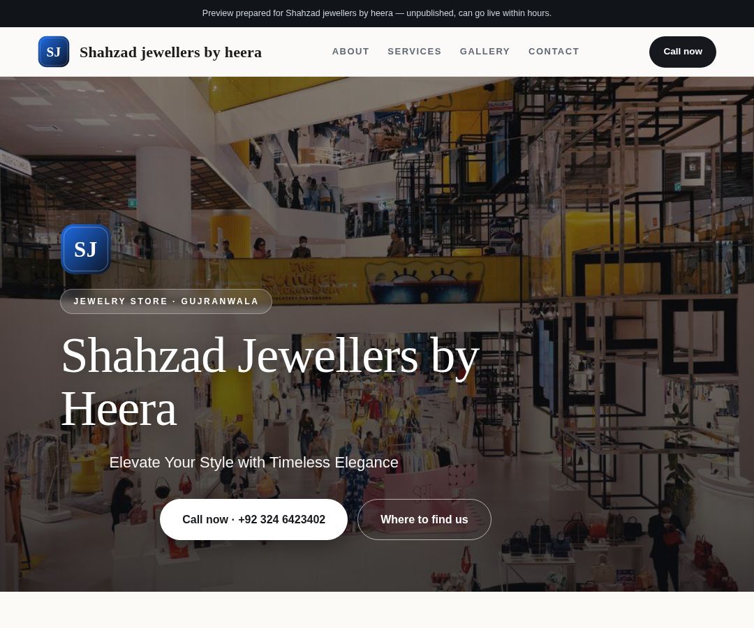 Shahzad jewellers by heera