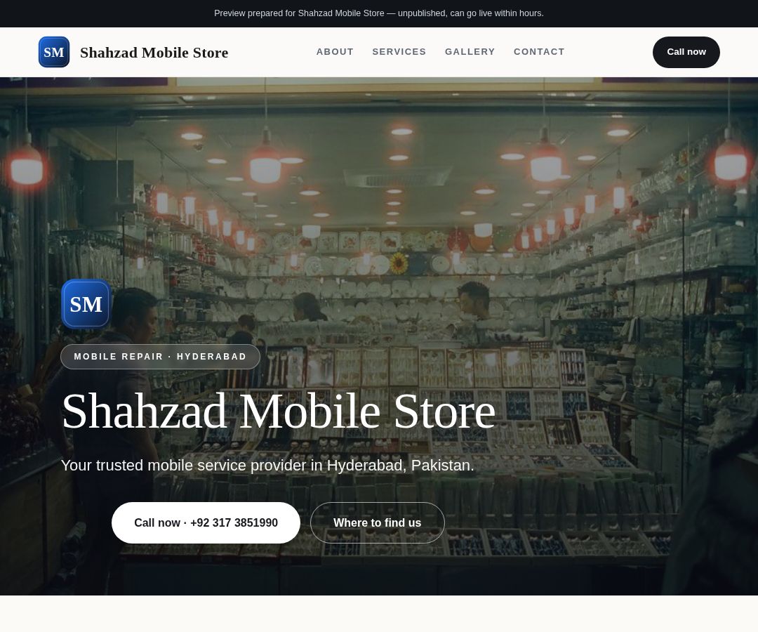 Shahzad Mobile Store