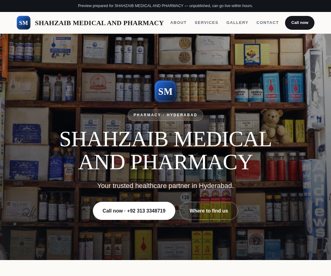SHAHZAIB MEDICAL AND PHARMACY