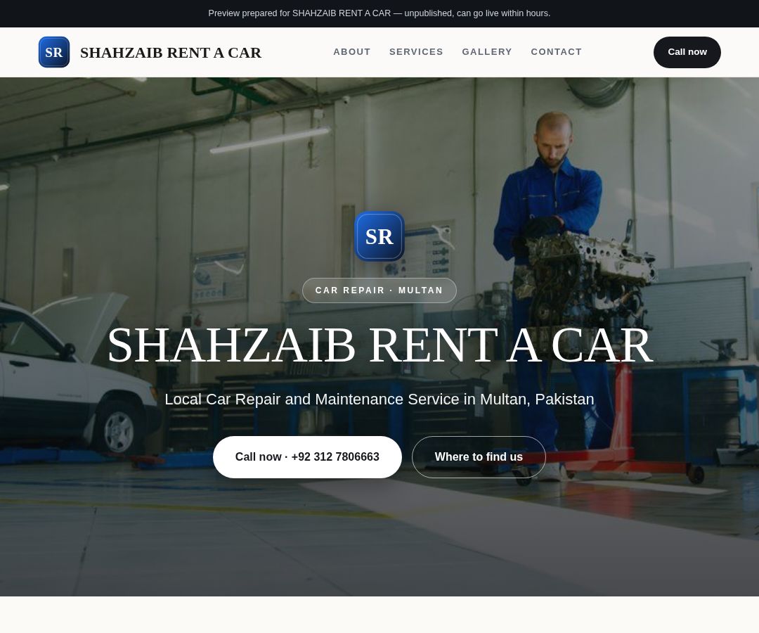 SHAHZAIB RENT A CAR