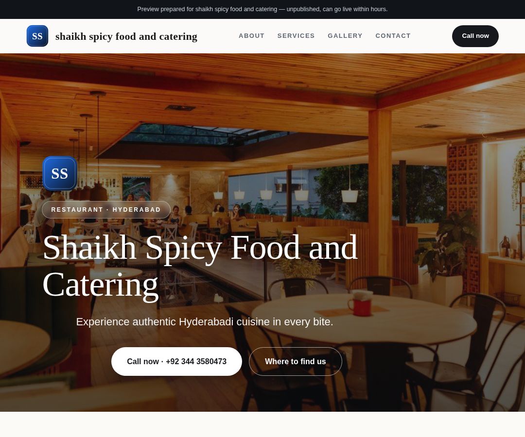 shaikh spicy food and catering