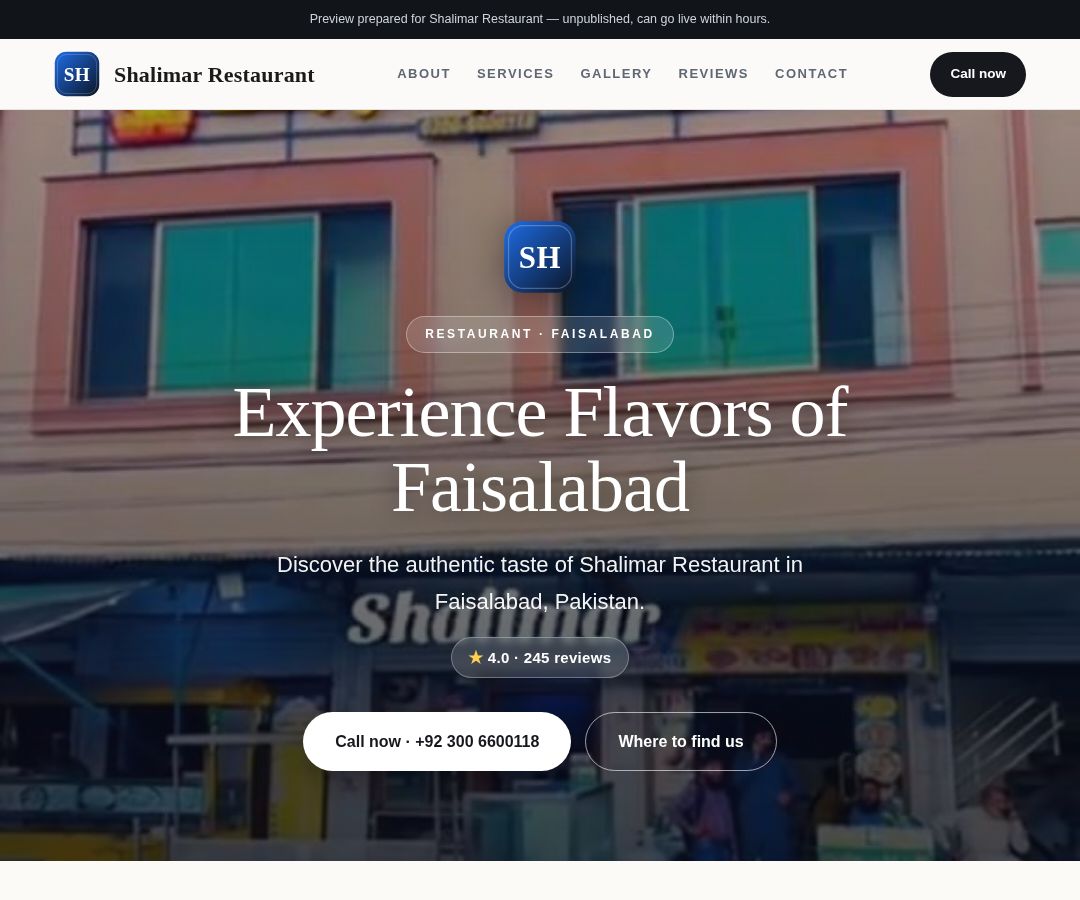 Shalimar Restaurant