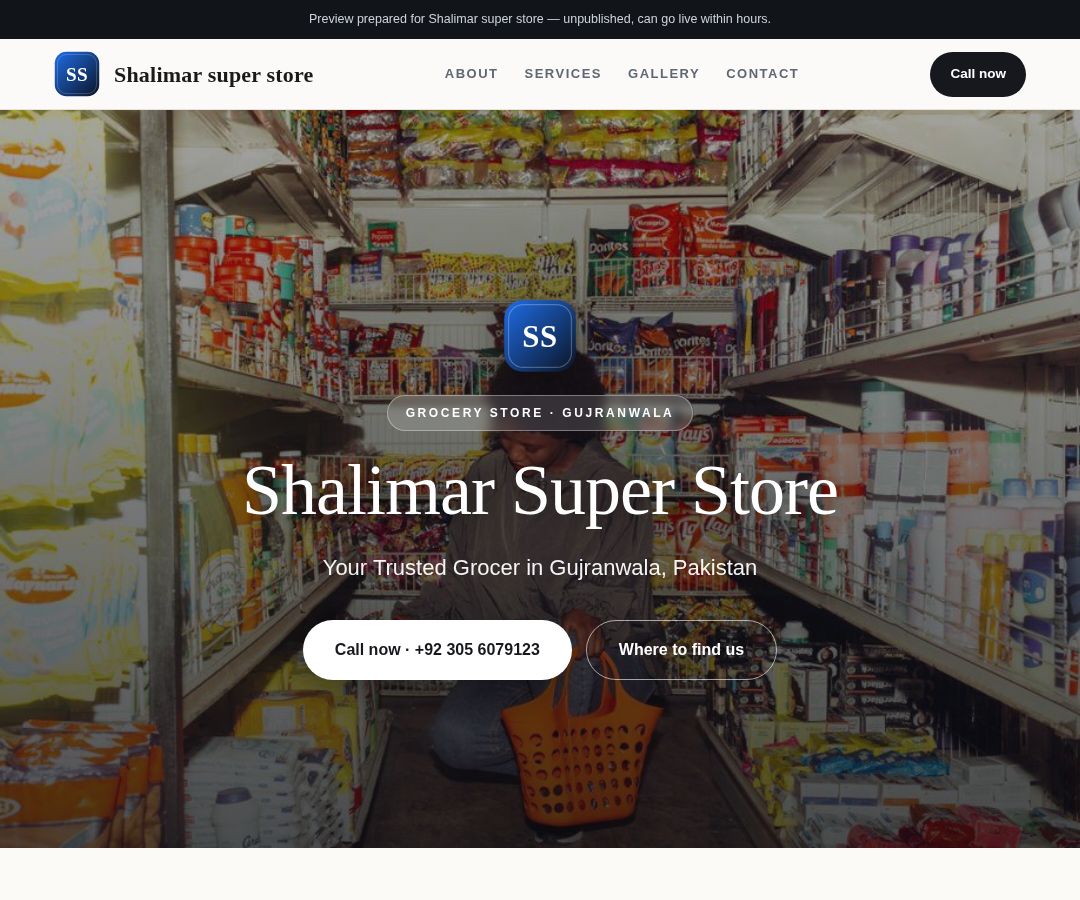 Shalimar super store