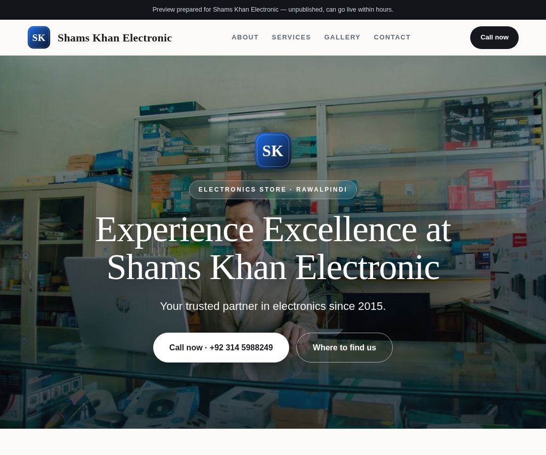 Shams Khan Electronic