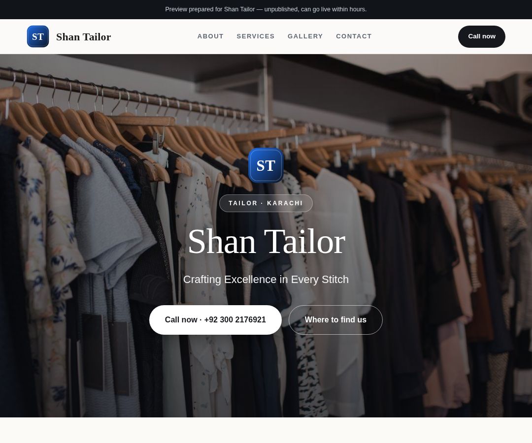 Shan Tailor