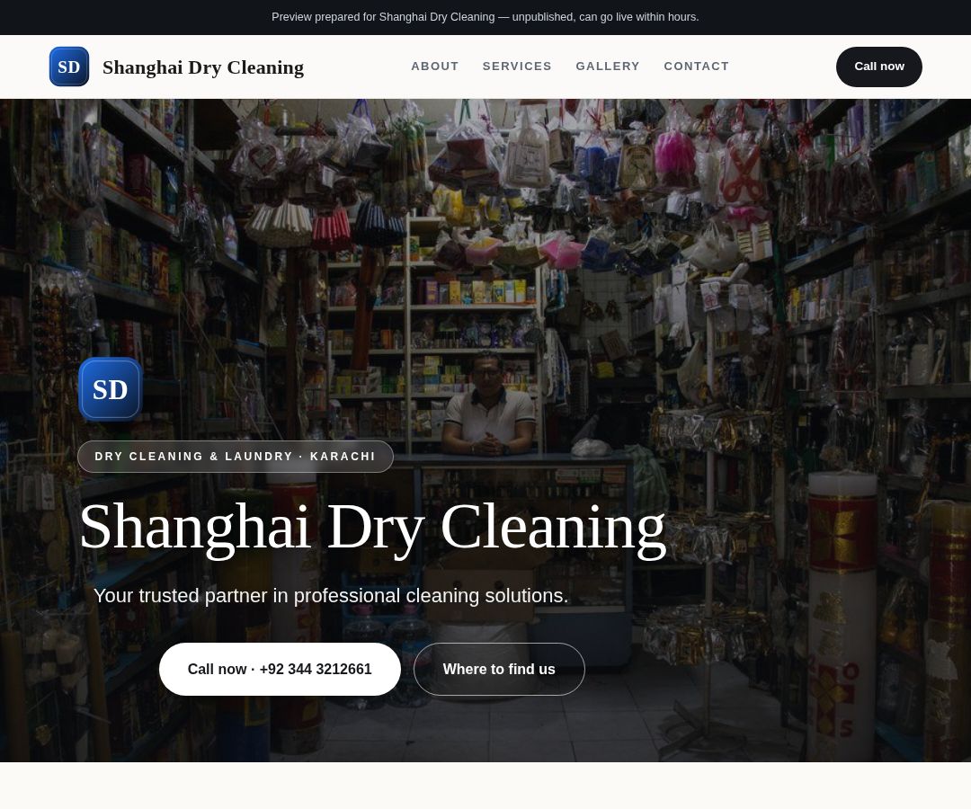 Shanghai Dry Cleaning