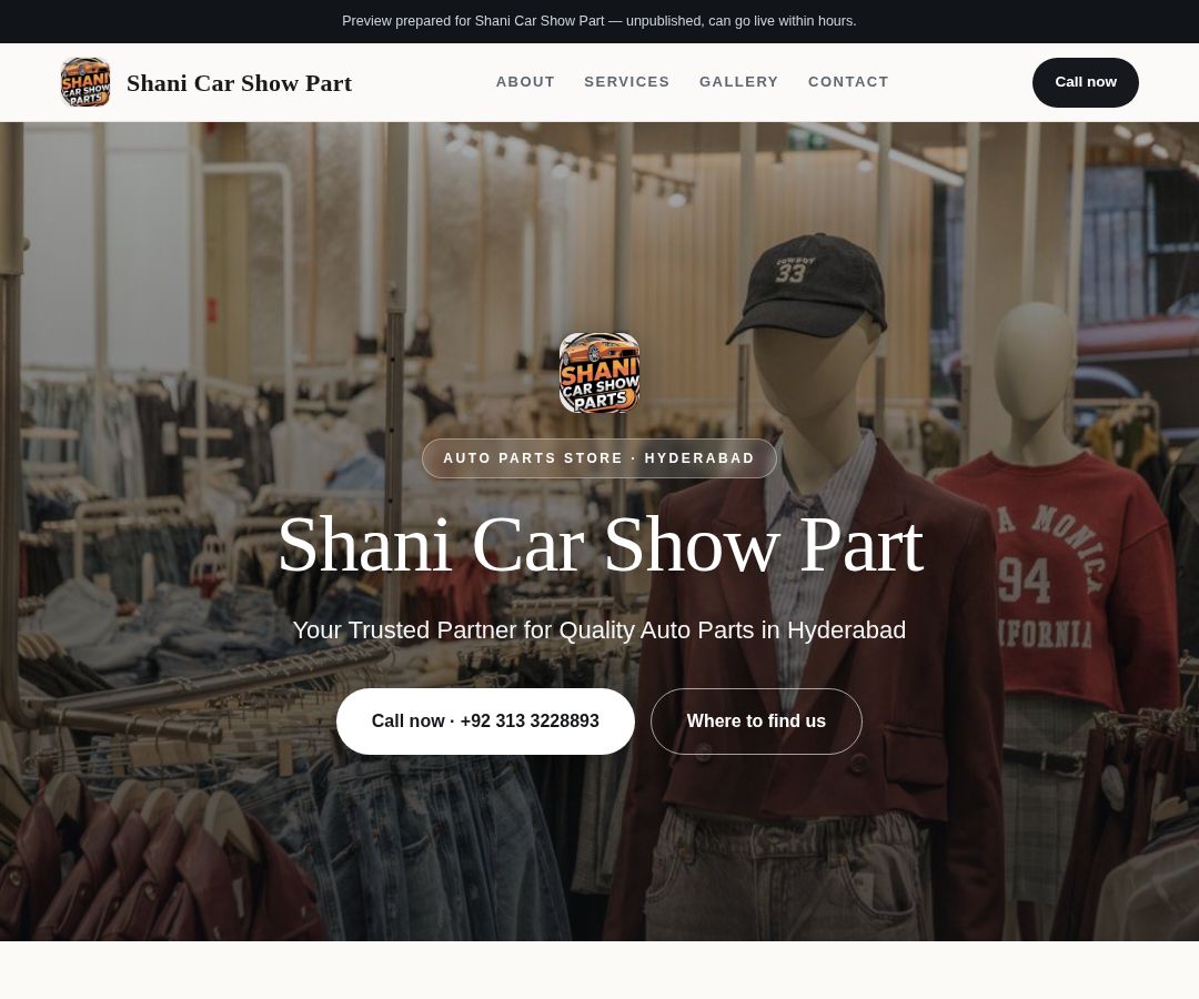 Shani Car Show Part