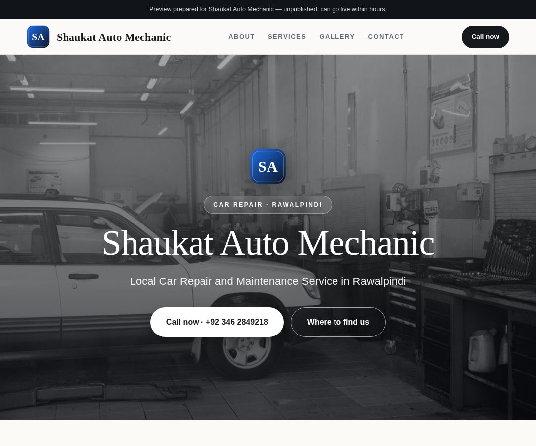 Shaukat Auto Mechanic