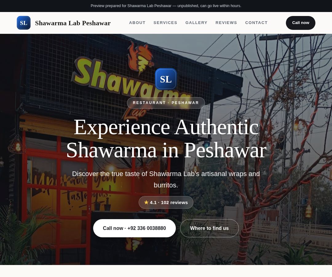Shawarma Lab Peshawar
