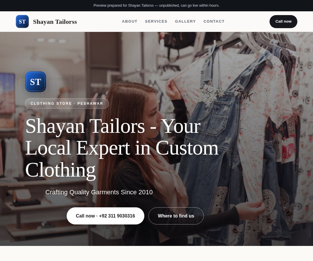 Shayan Tailorss