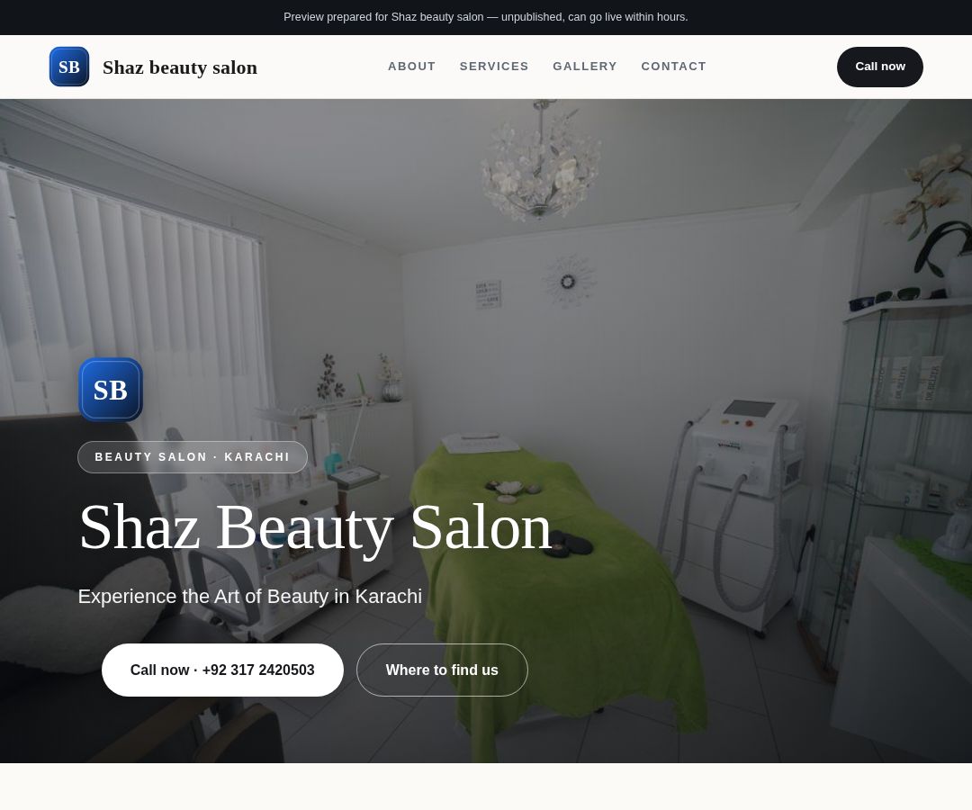 Shaz beauty salon