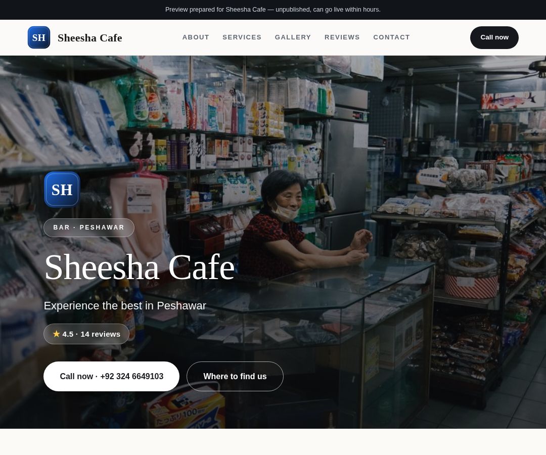 Sheesha Cafe