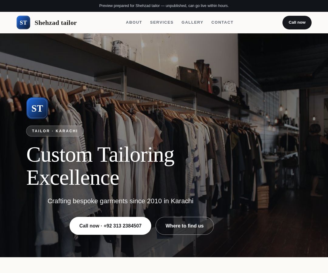 Shehzad tailor