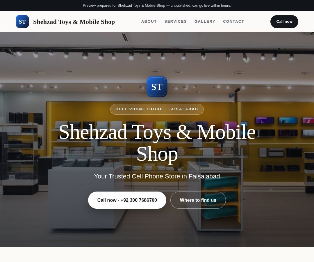Shehzad Toys & Mobile Shop