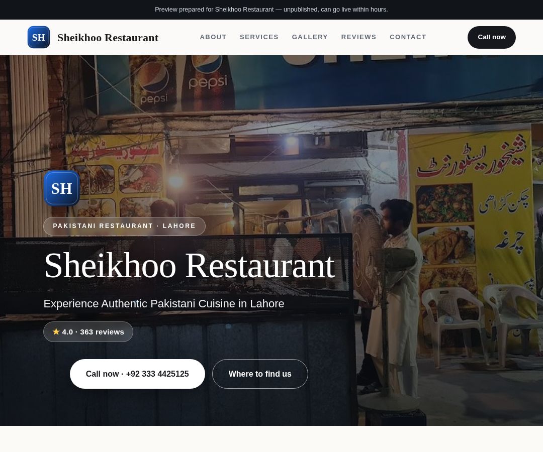 Sheikhoo Restaurant