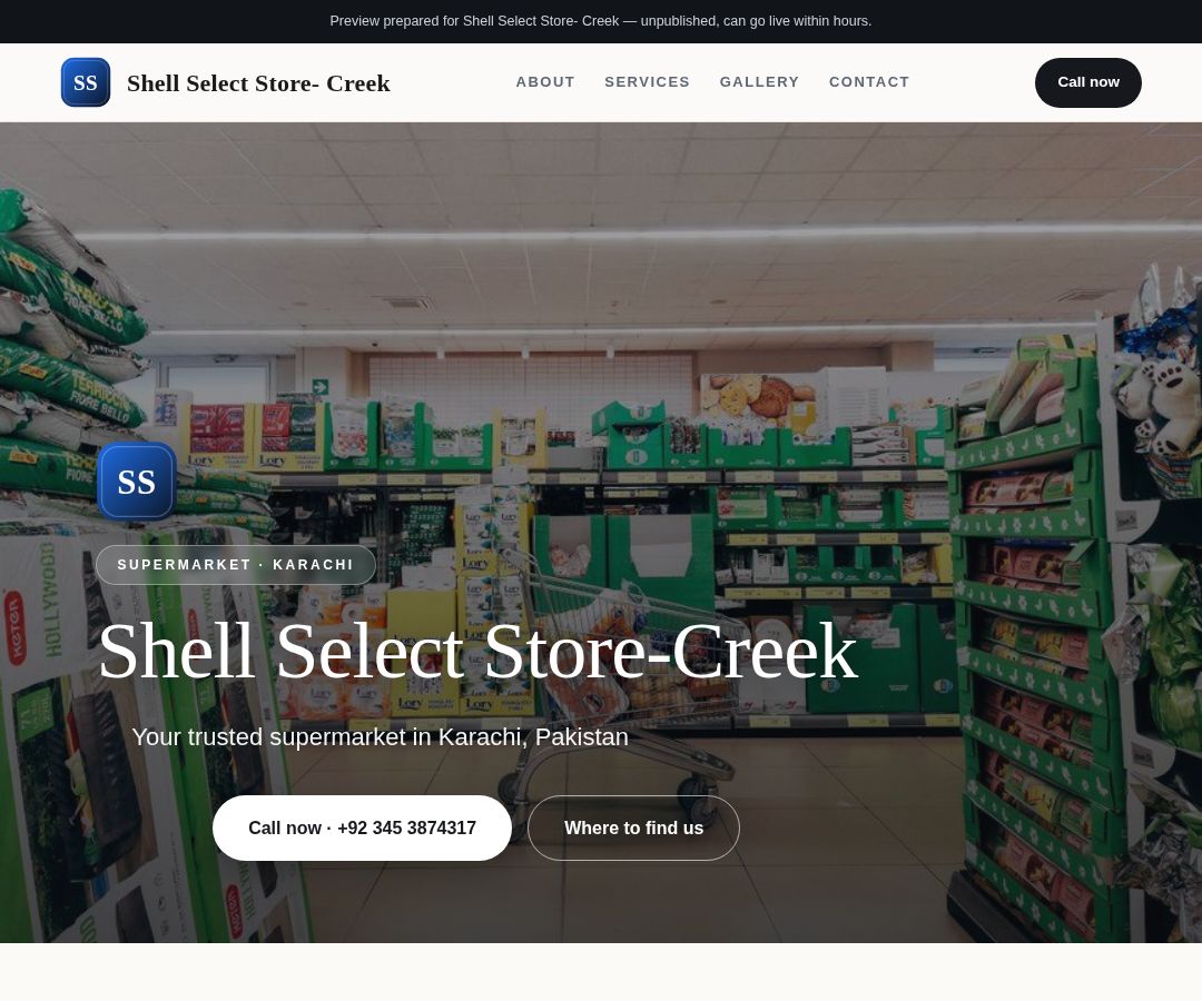 Shell Select Store- Creek