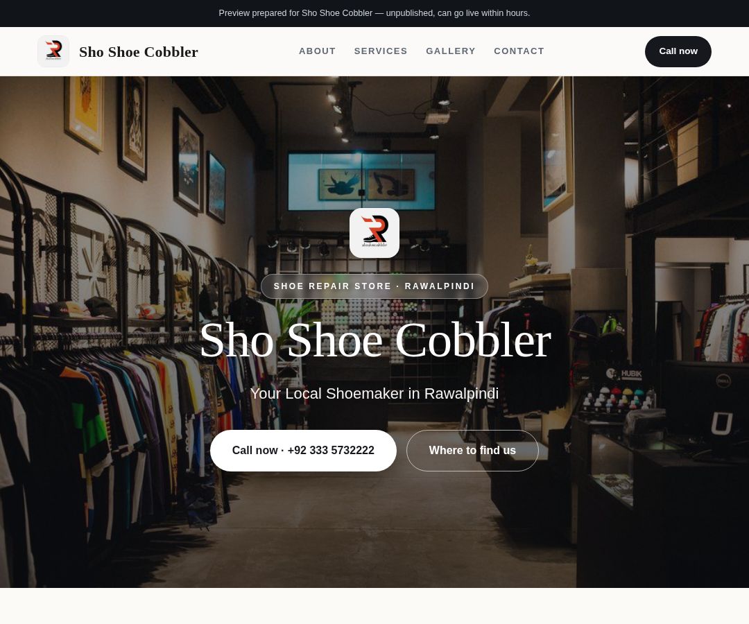 Sho Shoe Cobbler