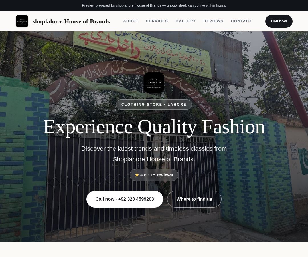 shoplahore House of Brands