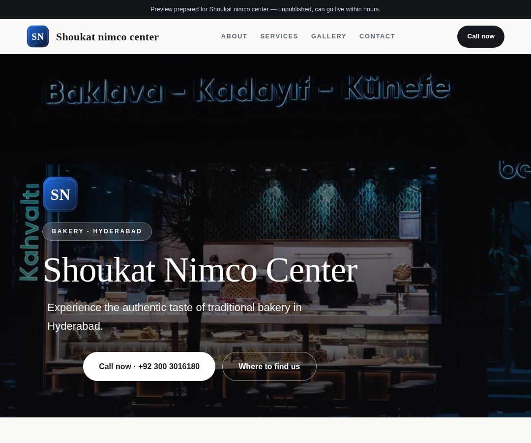 Shoukat nimco center