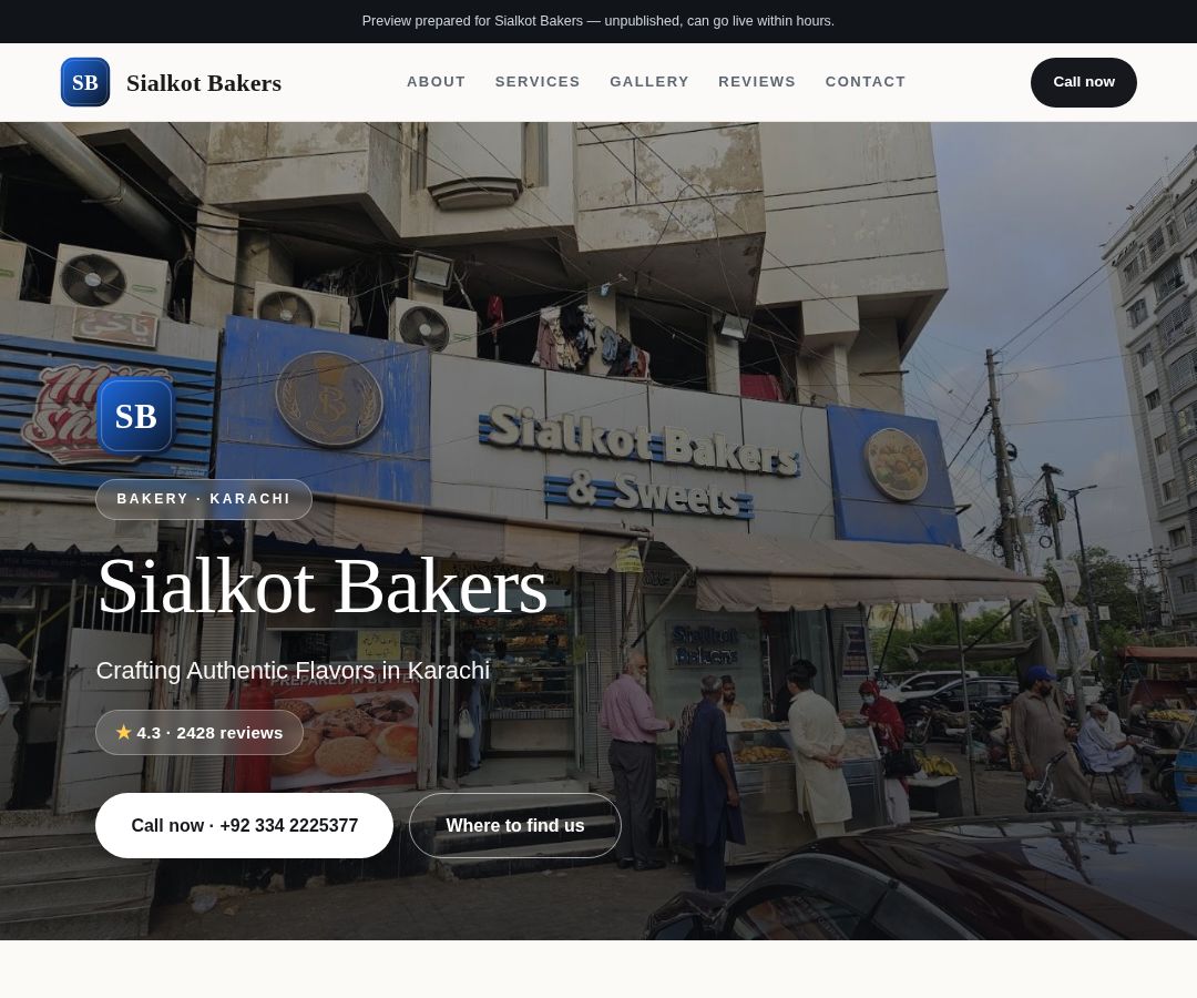 Sialkot Bakers