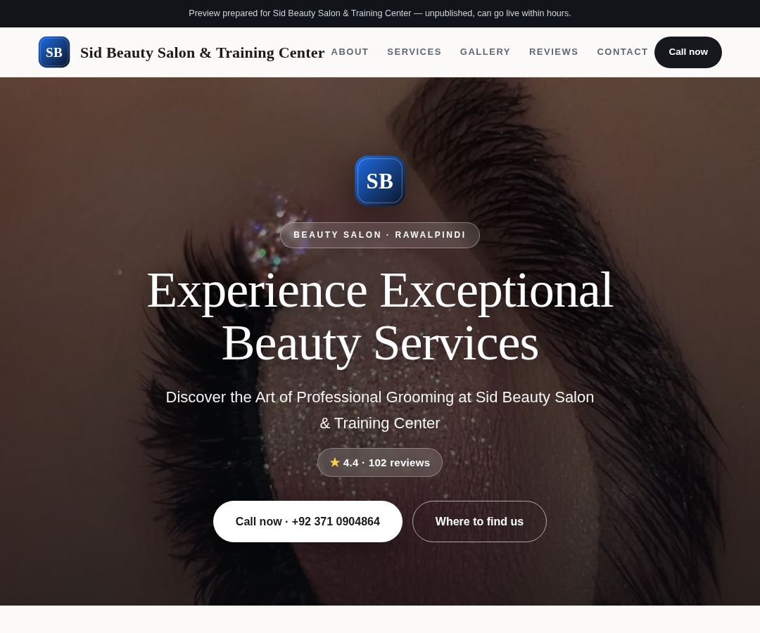 Sid Beauty Salon & Training Center