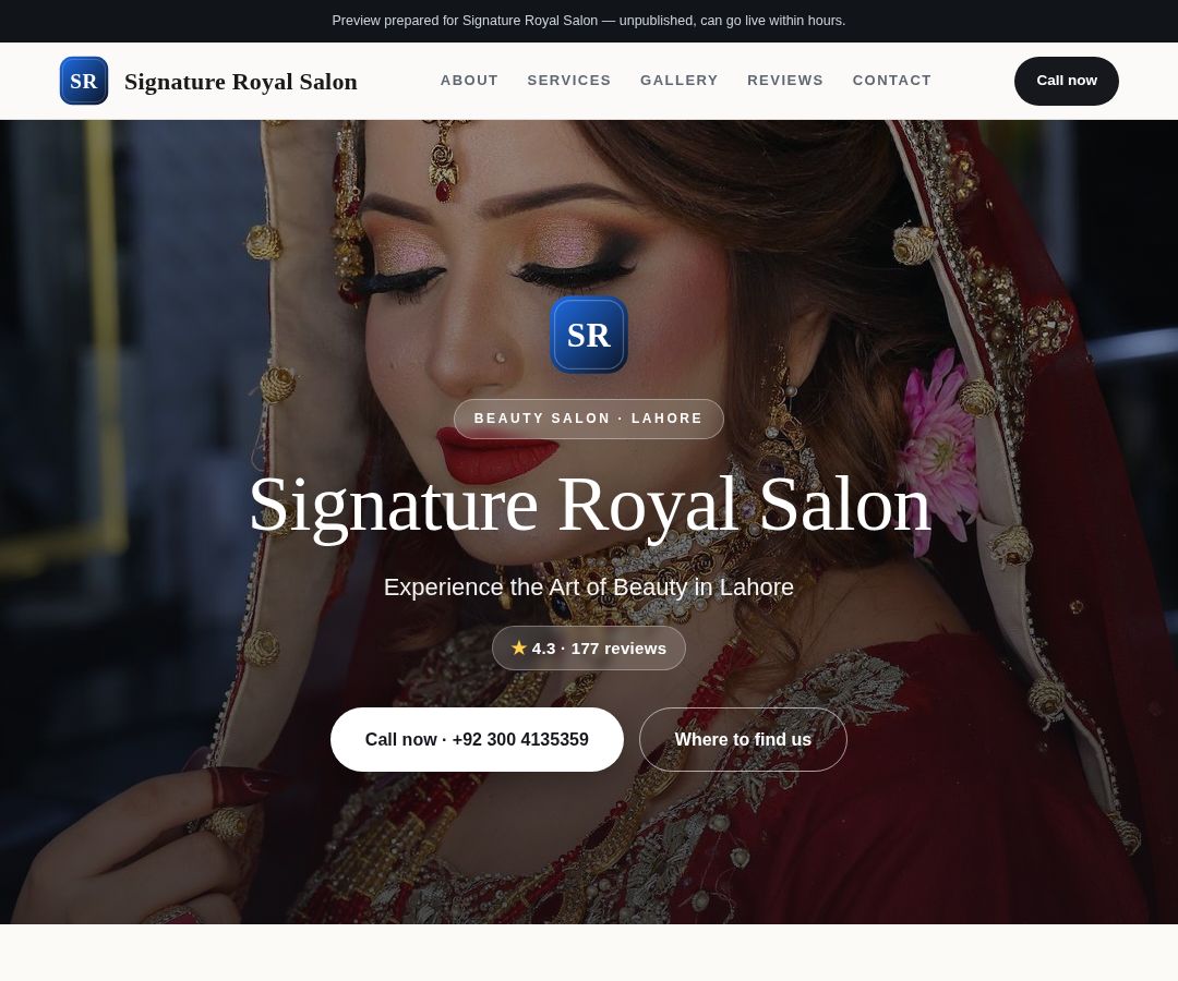 Signature Royal Salon