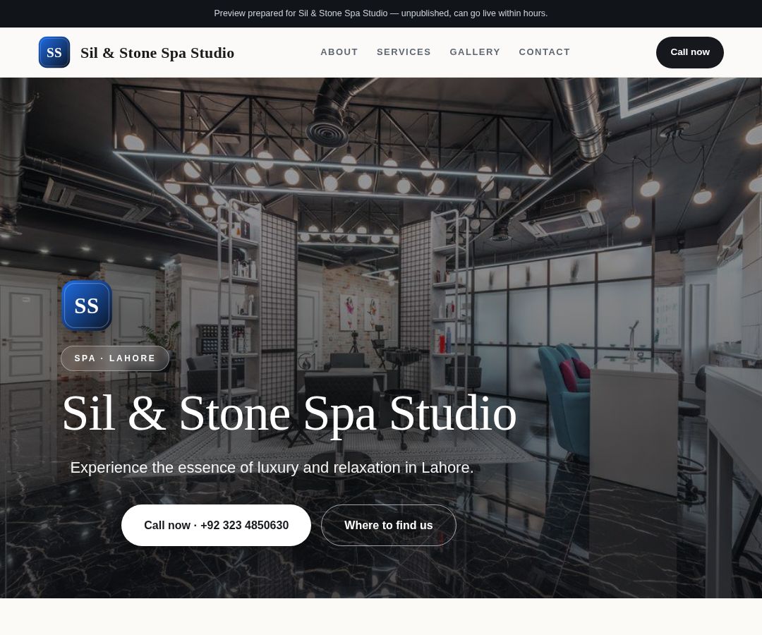 Sil & Stone Spa Studio